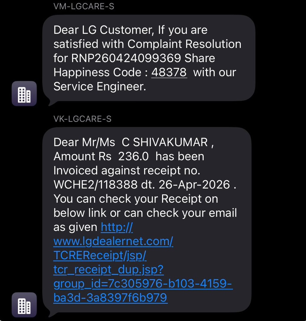 pcshivan's tweet photo. Extremely disappointing service again. Another LG AC, Same Result from LG service, within 1 yr (chk prev post).  5 star Inv with PCB issue less than 3 yrs old, possible warranty claim. Technicians repeatedly cancelled, misled &amp; delayed! @LgcaresS @LGIndia @LGUS @LGIndiaConnect https://t.co/8Bmi8KR0Pm