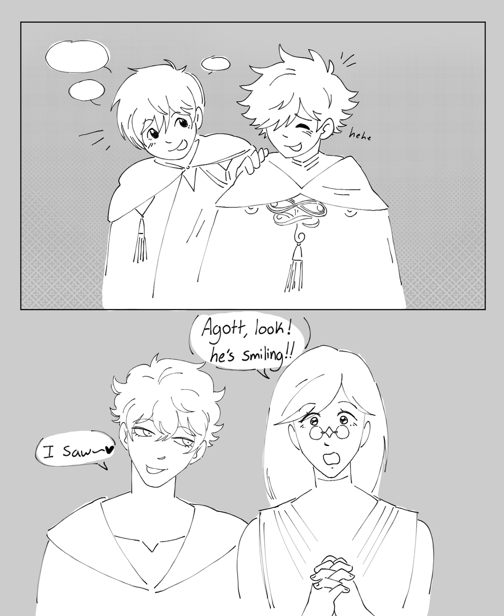 cyrussoleil_'s tweet photo. #witchhatatelier age/role swap AU doodle cuz I think it's so cute https://t.co/BwLHc5eHsi