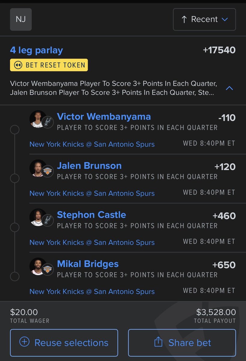 amohydro's tweet photo. @Venonymous8 @Playbook Fire play bro this gonna hit also What you think of this? Bridges should play every quarter right? https://t.co/mVCqgoHmTt