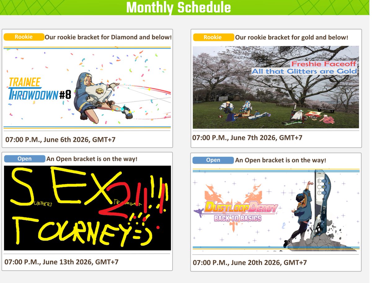 DumpsterDuelFGC's tweet photo. Wow!! SEA Strive is still going strong this month we've got a few events lined up over here in DD!! Come join if you're from SEA or Asia in general!!! https://t.co/nLYkxo0NuY