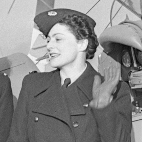 TheAttagirls's tweet photo. Woman of the Day pilot Mona Friedlander, one of the first eight women to join the Air Transport Auxiliary during WW2. She specialised in night flying, having spent nine months in 1939 as a “human target” for anti-aircraft batteries to practise on so they could be ready for enemy aircraft.

Mona’s family was wealthy and she could have sat the war out in comfort but she was bitten by the flying bug at 21 when a friend took her to Brooklands and "gave me a couple of gins and tonics and sent me up in an aeroplane".

Her parents indulged her at first. They funded her flying lessons until she earned her 'B' licence, No. 14599, on 11 November 1936 at Brooklands in a De Havilland DH60 Moth, but they stopped when they realised it wasn’t just a hobby. She wanted to train as a flying instructor. Her mother was horrified. Nice girls didn’t fly professionally. Undeterred, Mona earned the money for tuition fees by trailing aerial advertising banners around the Scottish coast, especially over Aberdeen.

“Some pilots have them attached before they leave the ground, but I always preferred to pick them up after I took off, in the same way as the RAF pick up their messages. It is only a matter of judging your height.”

In early 1939, Mona became a pilot for Air Taxis Ltd of Croydon and when the Government used wartime powers to move the company to Barton Aerodrome, Manchester, she went too. That’s when she became an Army Cooperation Pilot, flying back and forth along a defined route during the hours of darkness so that anti-aircraft gun batteries could practise training their guns on her.

At first, she wasn’t allowed to fly because no wireless operator would fly after dark in all weathers with a woman. Eventually, one reluctantly said that he “didn't mind very much”. When Mona’s competence became clear, others stepped forward.

She had to design her own uniform. She was the only woman “human target” so she designed her own. “It Is not so dark a blue as the men's and I decided not to have too many pockets. Also I chose my own tailor. Otherwise, lt ls just a neat trouser-and-coat affair."

Every night for three or four hours after midnight, month after month without a break, Mona flew up and down a stipulated route — no lights — while anti-aircraft guns searched for her aircraft. Eventually, the War Office granted her a couple of nights off.

“The only thing I can think of doing, now I need not be at the Croydon aerodrome waiting for orders, is to sleep and sleep and sleep."

By the time the ATA was ready to accept women pilots on 1 January 1940, Mona was ready for the ATA test at Filton, Bristol, having already clocked up more than 600 flying hours, well over the minimum requirement of 200 hours.

One of the first intake of women pilots known as the First Eight, Mona was assigned to Pauline Gower’s all-women section. Initially, they were restricted to flying trainer or communications aircraft and paid 20% less than male pilots with the same responsibilities (of course they were!) but as pressure grew for the speedy delivery of replacement aircraft from factory to RAF airfields, Attagirls were allowed to fly any aircraft, and in 1943, awarded the same pay as men.

Mona flew 32 different types of aircraft, including the De Havilland Mosquito and Wellington bombers. She had three accidents but was exonerated each time: the defective undercarriage of an Oxford failed to descend and lock before landing, she made a forced landing in a Lysander when the engine failed, and another forced landing in March 1941 in a Hawker Hind.

She was promoted to First Officer in May 1942, but in October, suffered from carbon monoxide poisoning requiring a prolonged recovery. She resigned from the ATA in February 1943 and became a censor, inspecting press photographs to determine if they revealed secret information.

At its height, 650 ATA pilots delivered aircraft from factories to RAF airfields in all weathers. Of these, 164 were women. They were not honoured for their war service with a medal until 2012, and by then, only 15 of the 164 had survived.

Mona was not one. She died in 1993, aged 79, but her war service stands on its own merits.