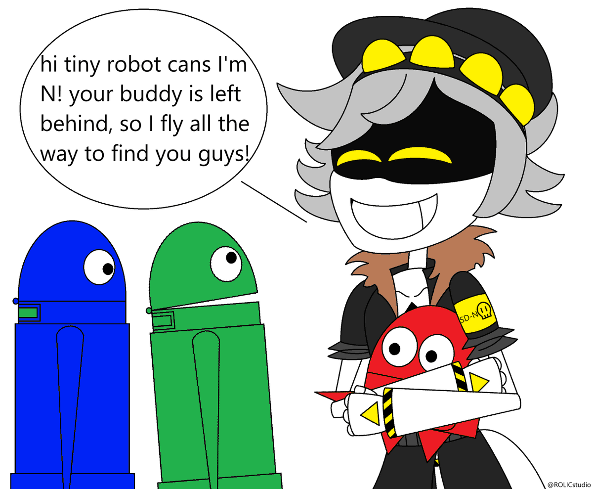 N returns their teammate. #fanart #MurderDrones #repo #semiwork #GLITCH ...