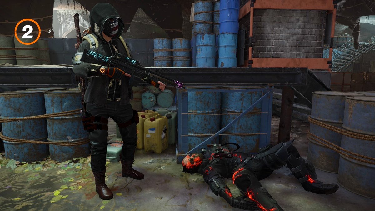 kanpago's tweet photo. あんなことや、そんなことをしながら無事にゲット
#TheDivision2
#HunterMask
#PhoenixMask https://t.co/JttGioGA7c