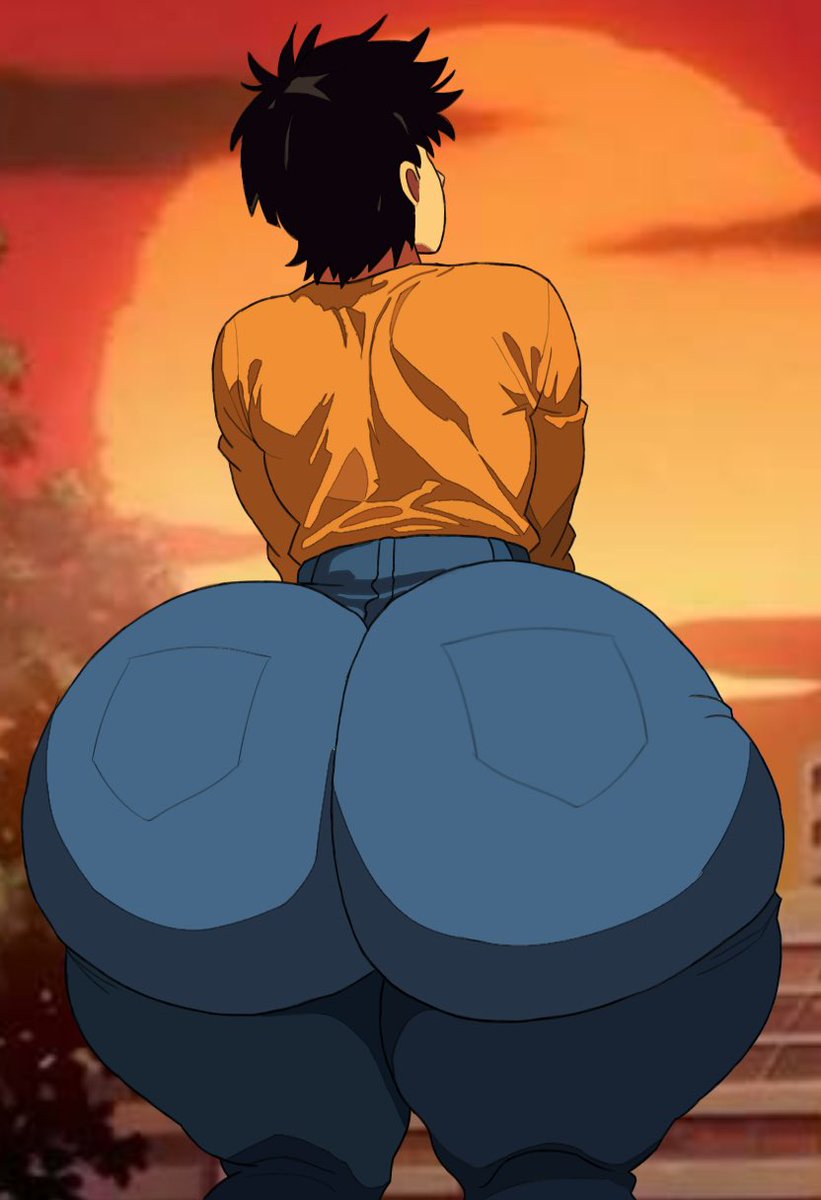 Naniwabooty's tweet photo. “Fucking hell. This roadwork is really making me sweat, so much so I may need to air it out…”

+Sendo pulled down his pants to reveal and free his massive ass cheeks, the sun bouncing off those shiny tan cheeks making them look delicious as he aired them out in the sunset…+ https://t.co/1lMgDmijss