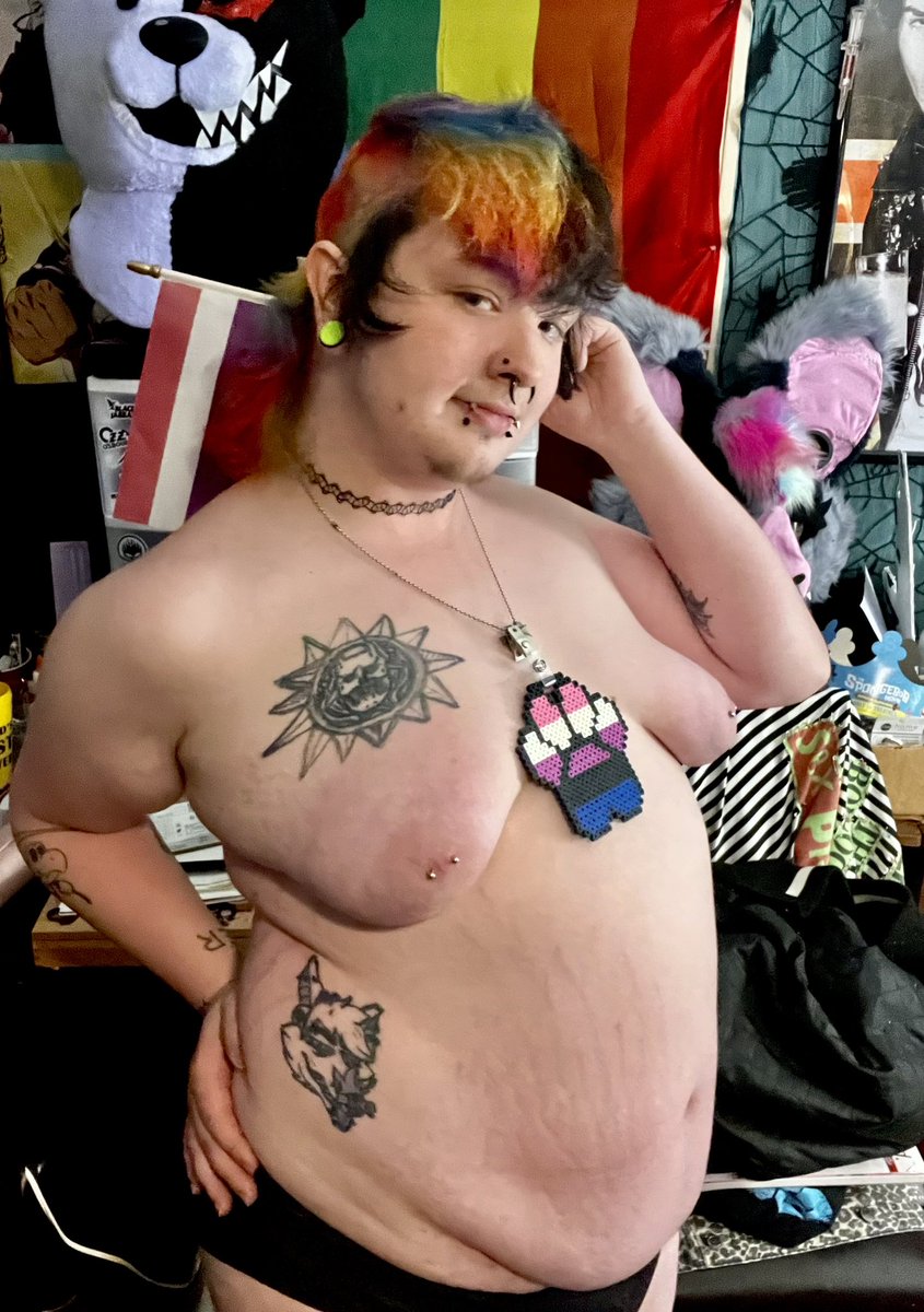 SkyKitt1's tweet photo. Happy pride month from your favorite trans-fem genderfluid FatBat ùwú 🏳️‍🌈🏳️‍⚧️🦇 https://t.co/E2DXueEk6N