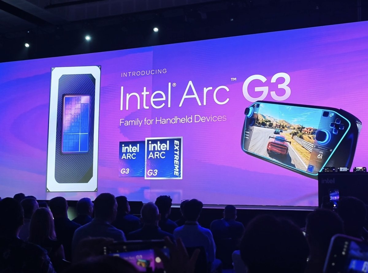 Hwptr's tweet photo. Intel, #COMPUTEX2026'da el konsollarına özel Intel Arc G3 ve İntel Arc G3 Extreme işlemcilerini duyurdu. @intel @IntelTurkiye https://t.co/OEcSqk3T0i