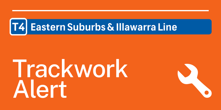 T4SydneyTrains's tweet photo. Are you travelling on the T4 Line tonight?
π From 9:50pm to 2:30am #trackwork buses replace trains between Cronulla, Sutherland and Hurstville.
Some trains run to a changed timetable.
More info:
https://t.co/dEmGsyffIn https://t.co/hJUKxdOP5m