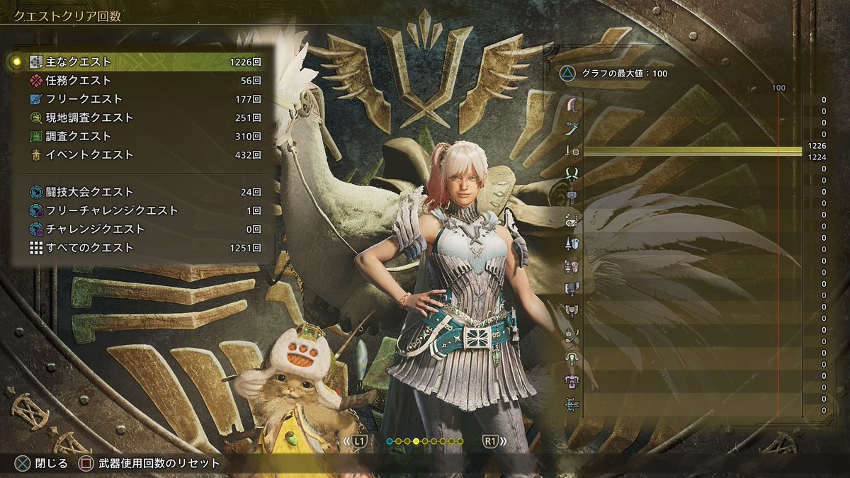 ap2p90's tweet photo. HR500！！！

メイド称号ゲット＆片手剣縛り終了！ https://t.co/BfZ5zPhTKU