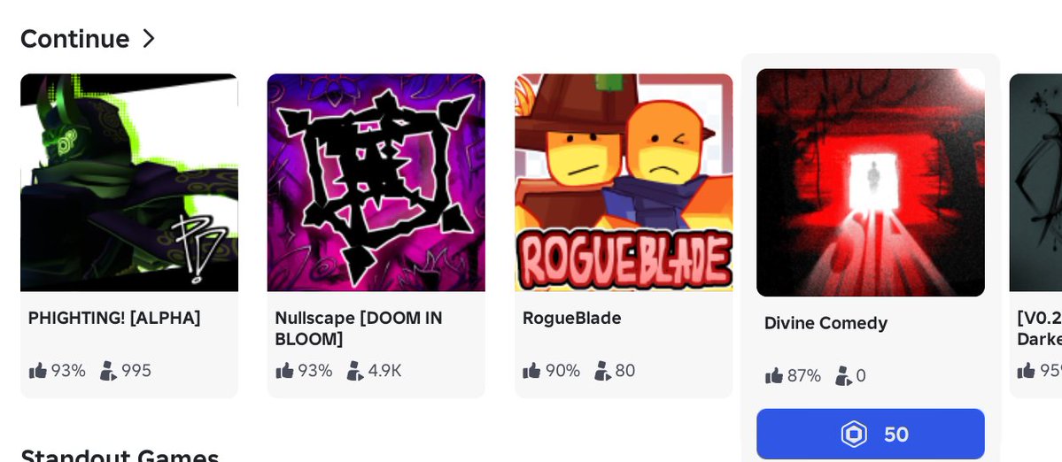 losertism_'s tweet photo. whys roblox putting a game ive never played in my continue playing https://t.co/duzA5AzqJQ