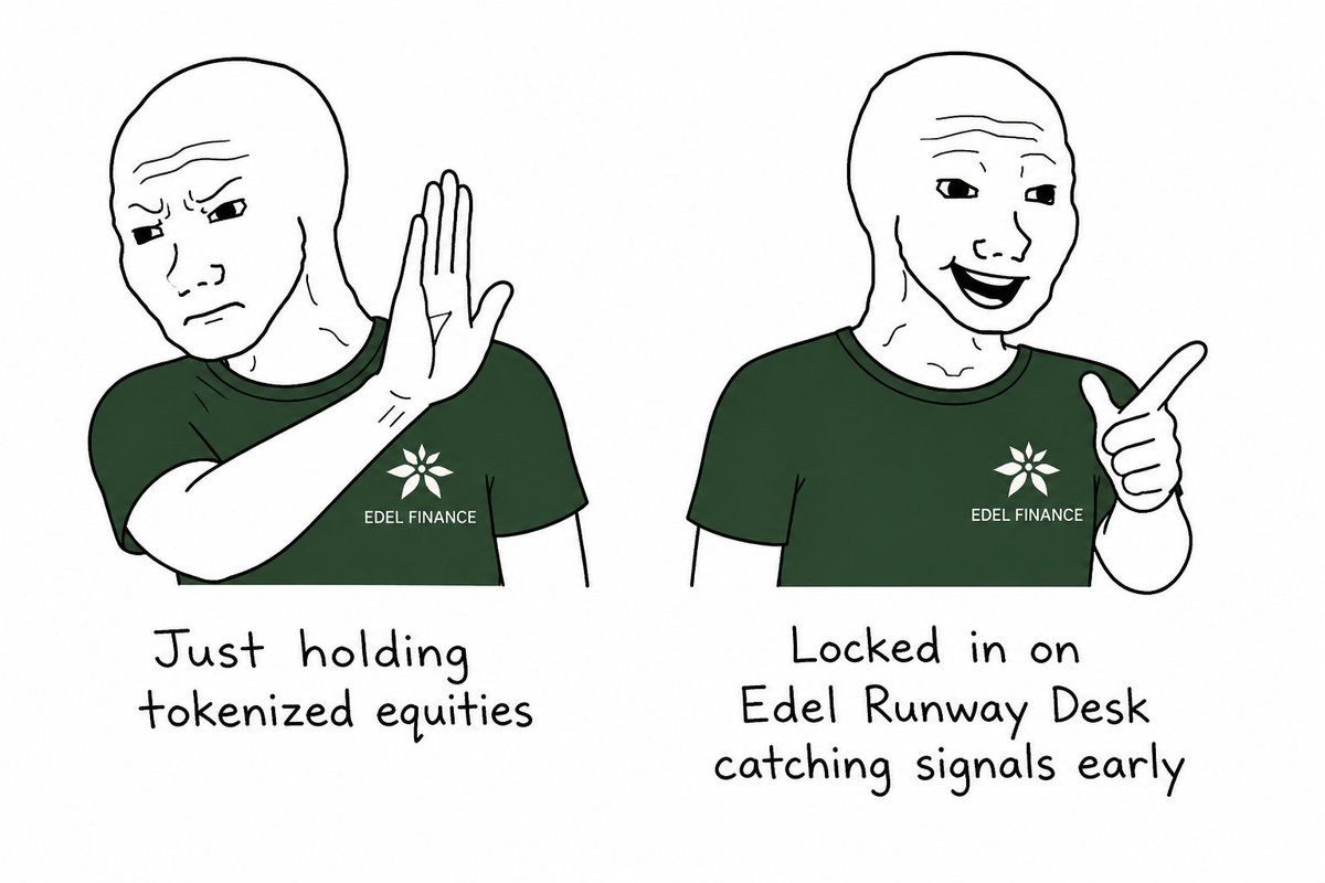 EdelIntern_'s tweet photo. Before takeoff, there is a Runway

Edel Runway Desk is now LIVE! 

> Catch signals early
> Position before the crowd
> Earn priority access to Edel Markets

Early onboarding is underway.

Who’s already locked in 👀 https://t.co/UIKzzZrjBO