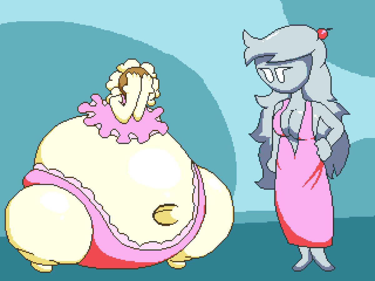 DoubleCapPro's tweet photo. Things have been busy over here, but we wish you all a happy Pride Month~! Corpulent Coconut celebrates by showing his... something!

It was the only dress Vanilla had that fit him.

(This also counts as a late Monobutt May post, right?)

#fatfleet #doublecapproductions https://t.co/MfS9i9Rs1S
