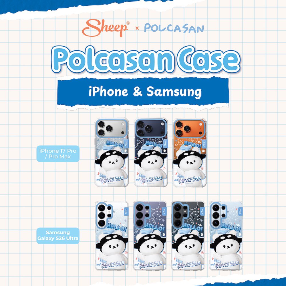 Applesheepth's tweet photo. #SHEEPxPOLCASAN #POLCASAN #โพก้าซัง

ลองเคสยัย��ัง SHEEP x POLCASAN 🐻‍❄️🐳
ในรุ่น iPhone 17 Pro Max & Samsung S26 Ultra

👀 เพื่อช่วยให้เพื่อน ๆ ตัดสินใจได้ง่ายขึ้น
กับเคสมือถือลายโพก้าซัง ในดีไซน์ลายเส้น Doodle จากจินตนาการ 🖍️
มีให้เลือก 2 สไตล์ มาพร้อม Keychain สายห้อยมือถือลูกปัดใช้คู่เคส

NOW AVAILABLE!
Shop: SHEEP x POLCASAN COLLECTION 🐻‍❄️🐳
👉 https://t.co/inwua3o4TF