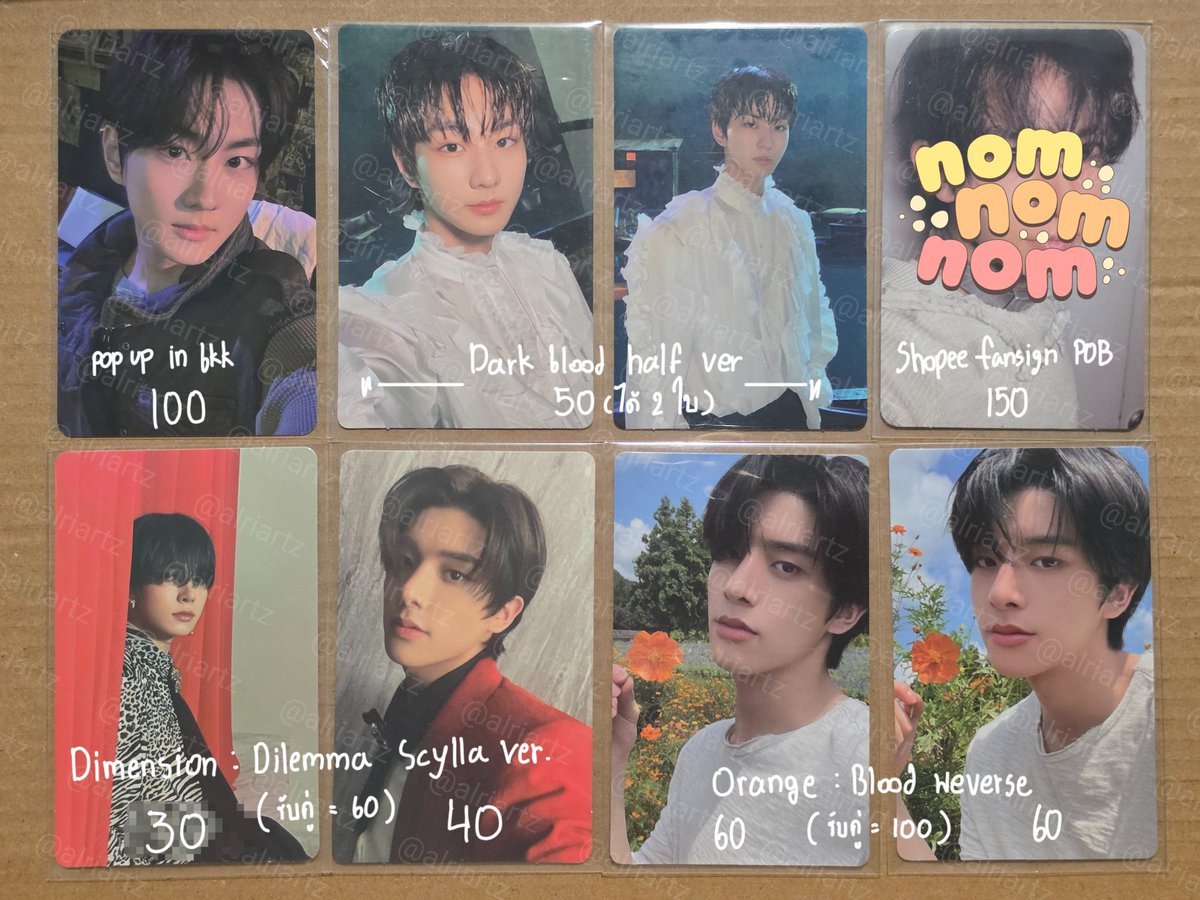 alriartz's tweet photo. WTS / พร้อมส่ง
- เจย์ ซอนอู shopee fansign
- เจค cafe event
- เจค นิกิ storm / จองวอน เจย์ forbidden / เจย์ นิกิ weverse ver. / pre-order gift
- จองวอน pop up
- จองวอน dark blood
- ฮีซึง เจค dimension: dilemma
- เจค orange blood

ค่าส่ง 40 สนใจสอบถามได้นะคะ

#ตลาดนัดenhypen https://t.co/mxL5ACSB5l