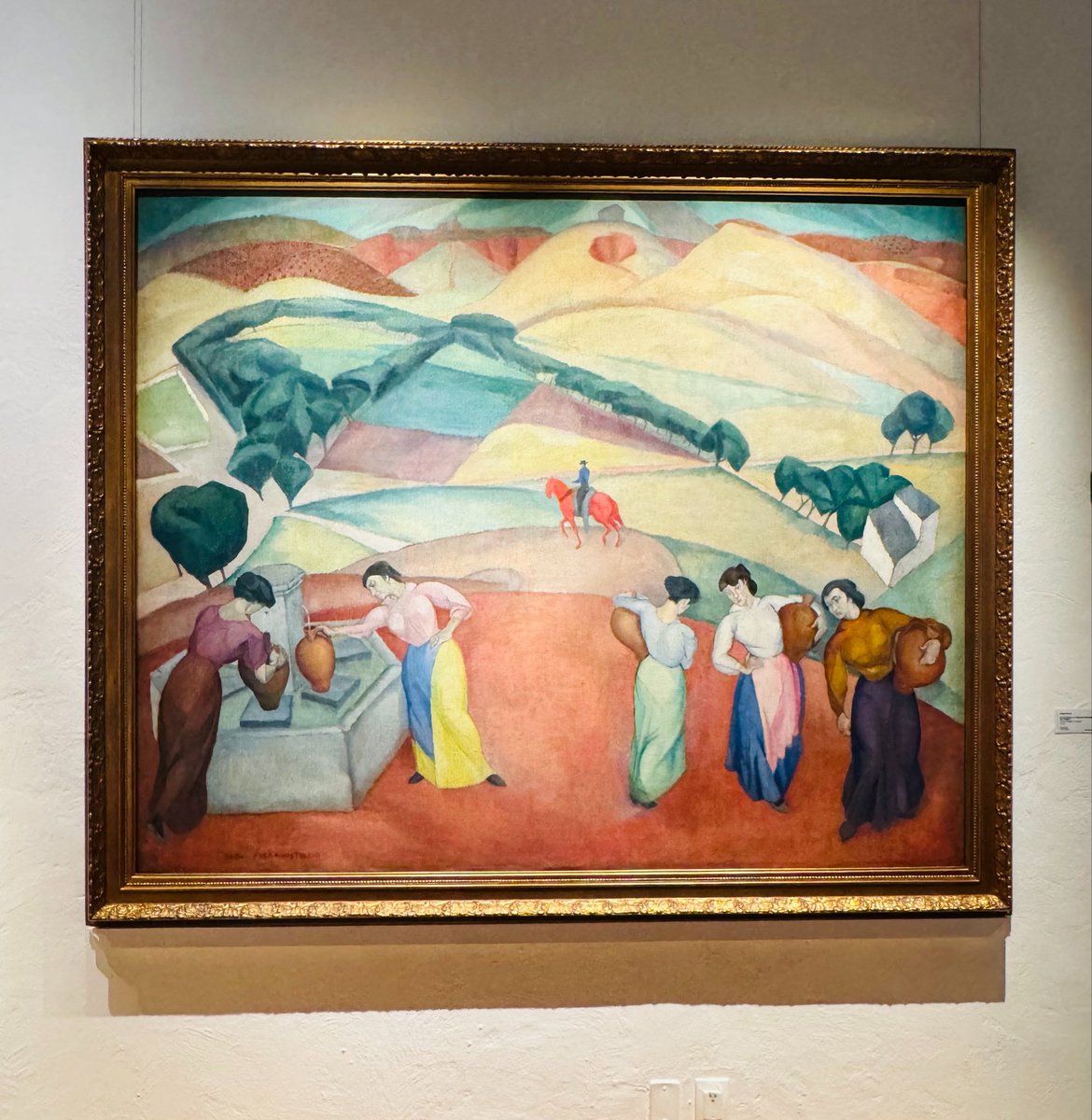 vickyvidal1's tweet photo. #FelizMartes ☕️ 
#PizcachitaDeArte 🎨

👨🏻‍🎨 Diego Rivera (🇲🇽 1886 - 1957) 
🖼️ En la fuente de Toledo (A las afueras de Toledo) 
🎨 Óleo sobre tela 
📆 1913 
🏛️ @elolmedo_mx https://t.co/o5v5nRnWn3