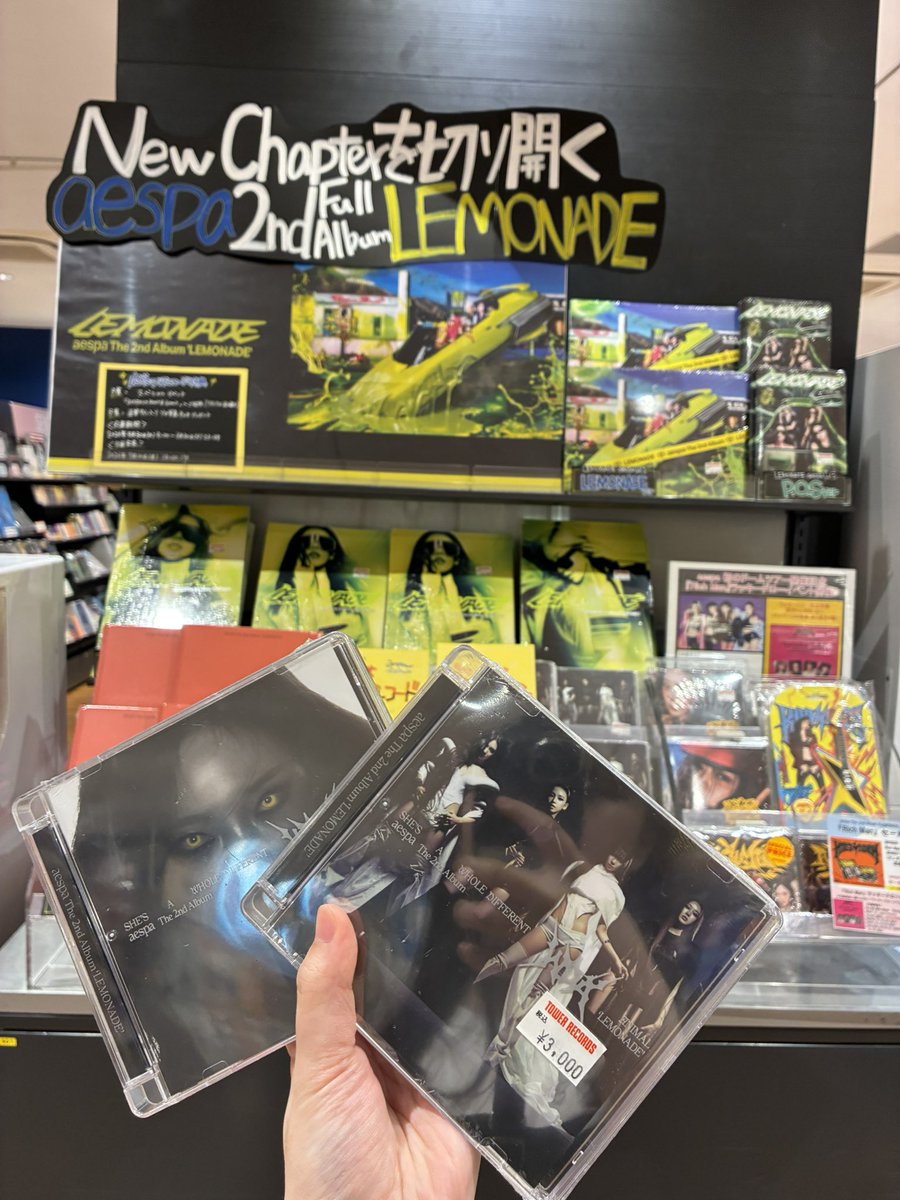 aespa】 The 2nd Album『#LEMONADE』 ”限定特典付き” 好評発売中です