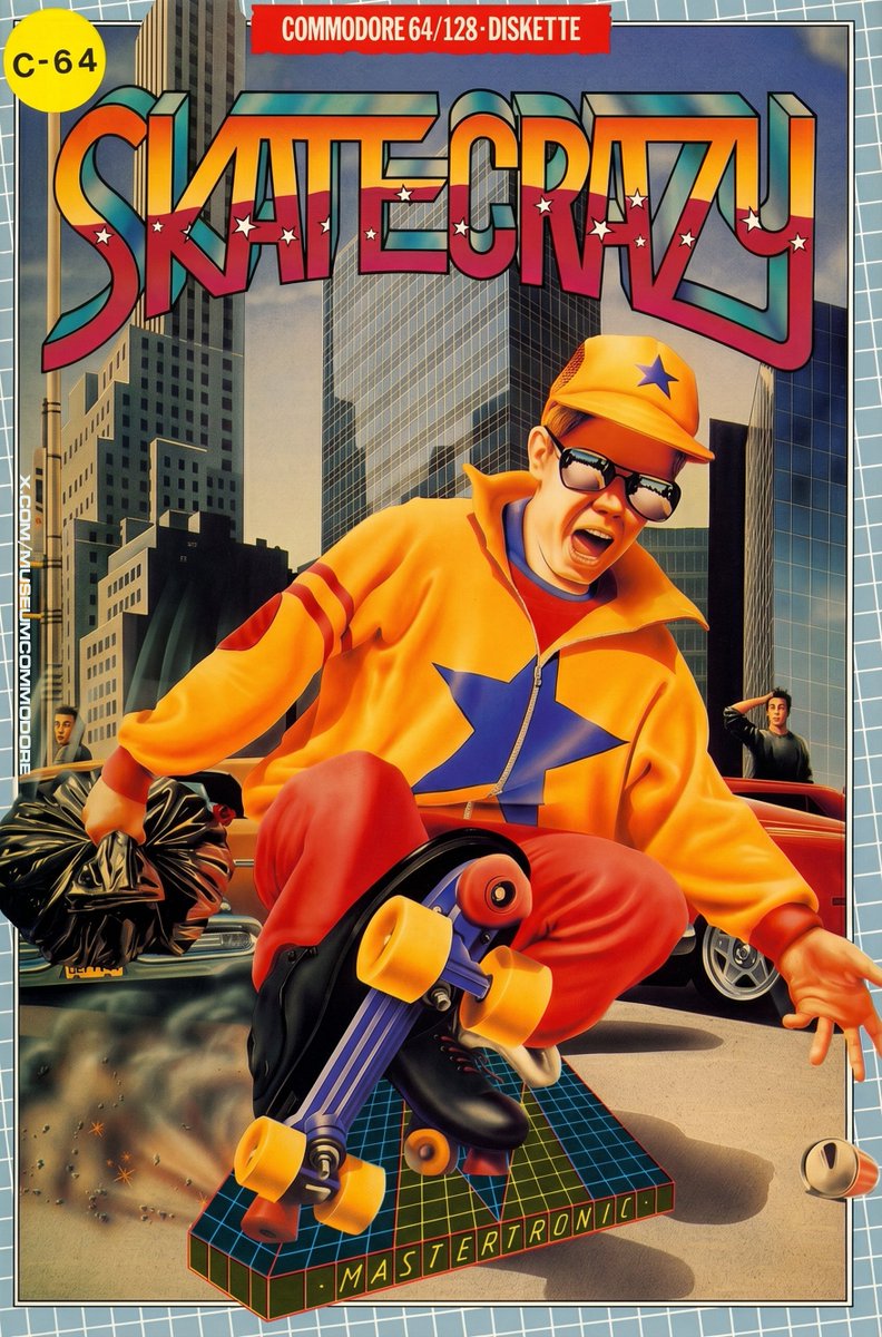 A Commodore 64 game about skateboarding? You can't get more 80s