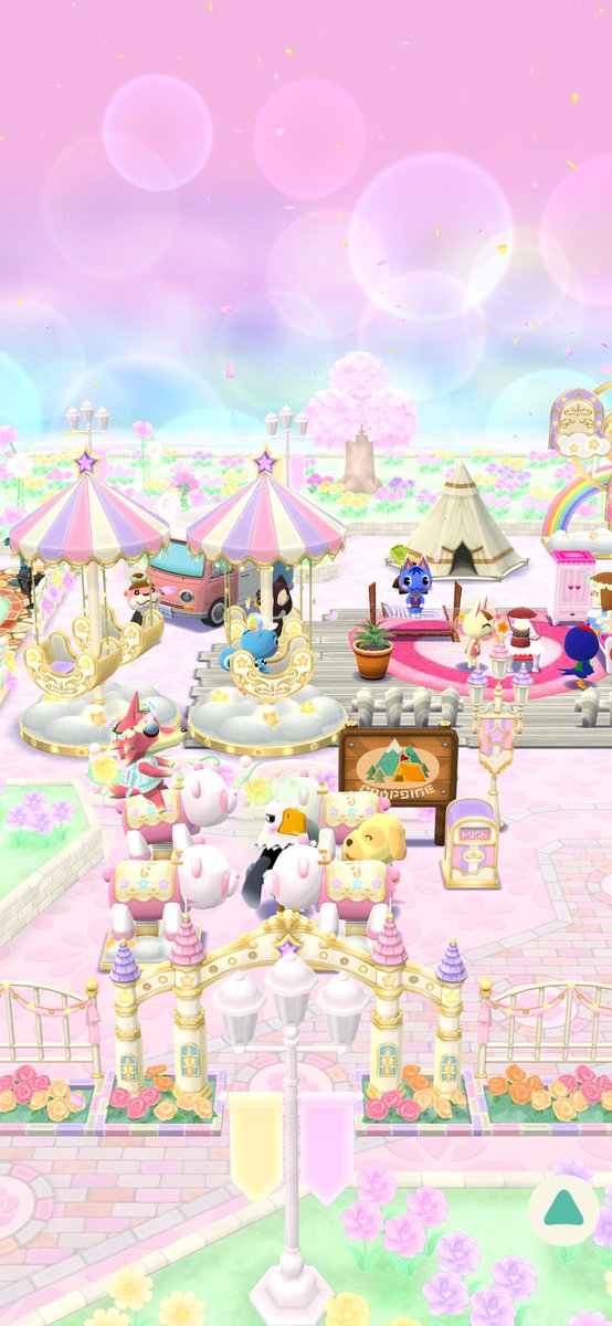 SugarPart2's tweet photo. #ポケ森
#ポケ森レイアウト
#ポケ森コンプリート 
昨日迄のキャンプ場レイアウト🎀🍬 https://t.co/uGyXO89xFN