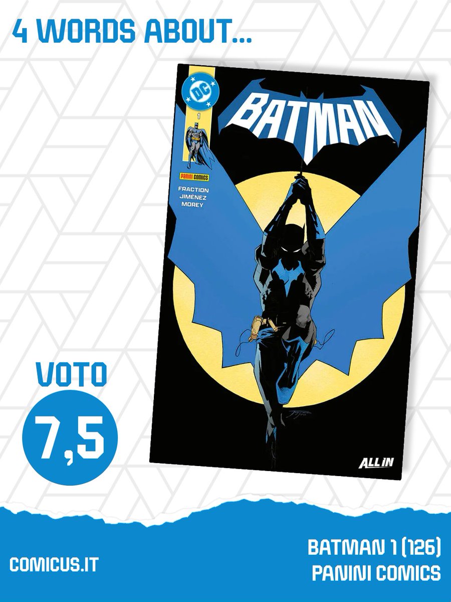 comicus_it's tweet photo. 4 Words About: Batman 1 (126): https://t.co/EahTEywM14 https://t.co/mkGWD59ko1