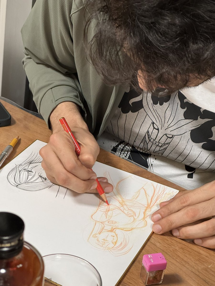 ericwjchen's tweet photo. Gwen Shikishi

(Gwen Stacy, Gwenpool, Kimono Gwen, Gwenom)

Had a fantastic drink and draw with the Japan crew @2079_x ,@third2099,@RO_YOSHIMIYA ,@fer_yoshimiya and yours truly!

Shoutout our guest from across the globe @acecore2kx ! https://t.co/NQZTlrzwjU