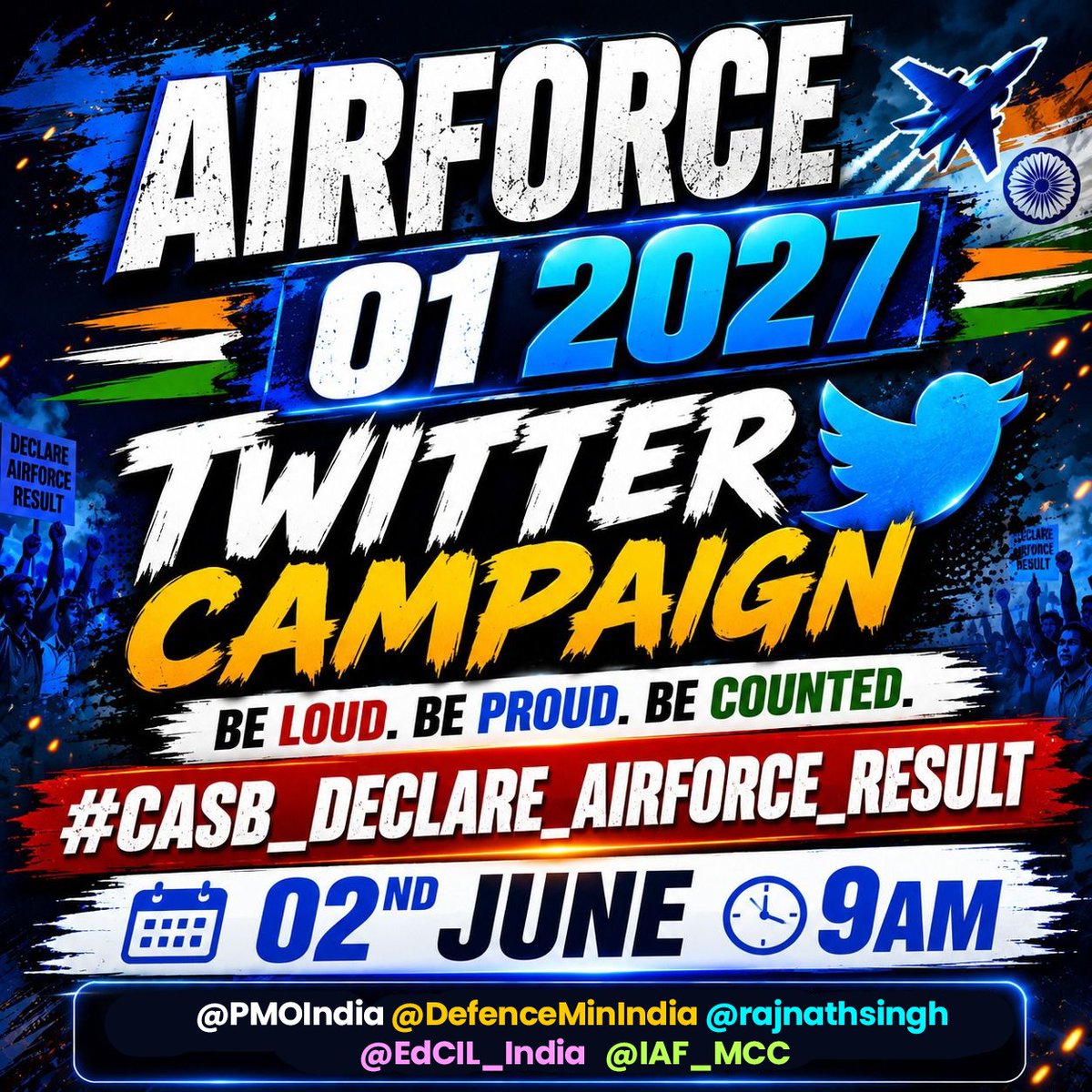avanishyadav02's tweet photo. #CASB_DECLARE_AIRFORCE_RESULT

@PMOIndia @DefenceMinIndia @rajnathsingh @EdCIL_India @IAF_MCC https://t.co/XgQyZSojU0