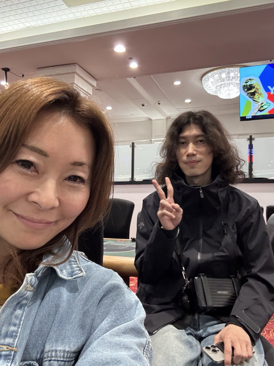 Saikopoker's tweet photo. こー君にバッタリ🤣
明日私のストリームに出て大暴れしてくれるようです🤣🤣
@KoH_29 https://t.co/g46emMIzXy