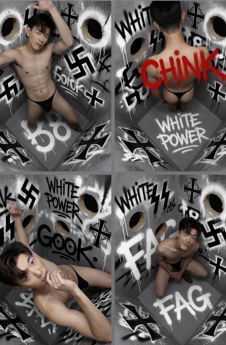 xiaogegewokeyi's tweet photo. @Setsuna89566562 Maybe 
#GayAsianRaceplay
#AsianRaceplay
#GayRaceplay
#Raceplay
#WhitePower
#WNWO https://t.co/WrRMVLJQ5d