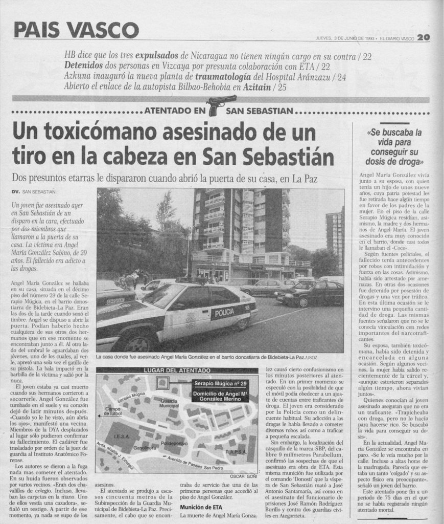 CarlosDeUrrecha's tweet photo. In Memoriam
D. Ángel María González Sabino,
D.E.P
La Muerte no es el Final
Siempre en Nuestra Memoria
¡¡Viva España!!
¡¡Arriba España!!

2/06/1993 ETA asesinaba con un tiro en la cabeza en San Sebastián
https://t.co/6SZ4KSU3tp https://t.co/vDVYm7hzVw