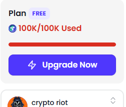 suicryptoriot's tweet photo. Built something real on Tatum.

100K credits. 100% used. All on Sui Mainnet.

Not a demo. Not a testnet toy.

$RIOT agents remember you, and we burned through every free credit proving it works.

Tatum x Walrus x Sui Mainnet.

The riot is inevitable. 
@tatum_io @WalrusProtocol @SuiNetwork