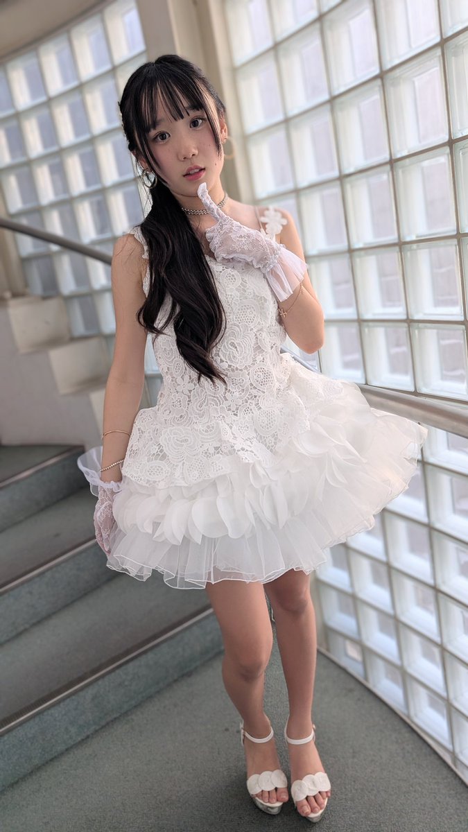 白ドレスさらちゃん秒撮追加 2026/5/31 アイゲキ #さら #小川咲麗
