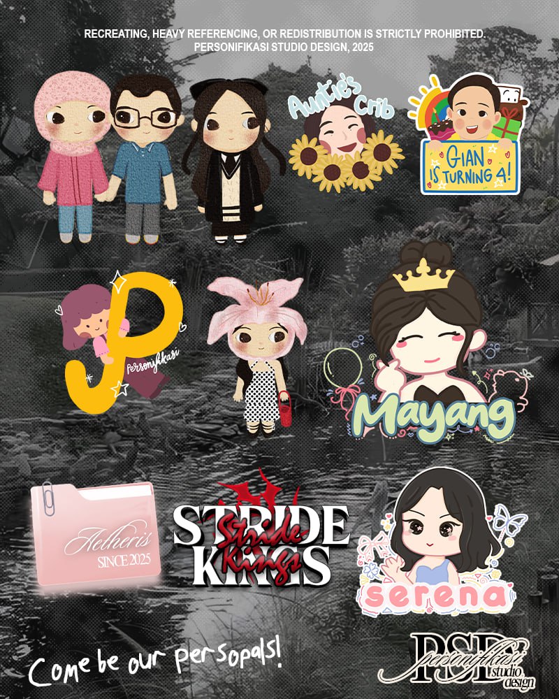PERSONIFIKASl's tweet photo. Aku open buat custom twibbon, ocrp needs, rp needs, editan sq/upchar, letter, layout, birthday, mensive, logo, watermark, chibi, dan masih banyak lagi! Banyak testi dari 2020 boleh dicek langsung di pinned atau kepoin https://t.co/kwRLRptOX1 yaa! <3 

 #zonaba #zonauang https://t.co/8STxY0vBlg