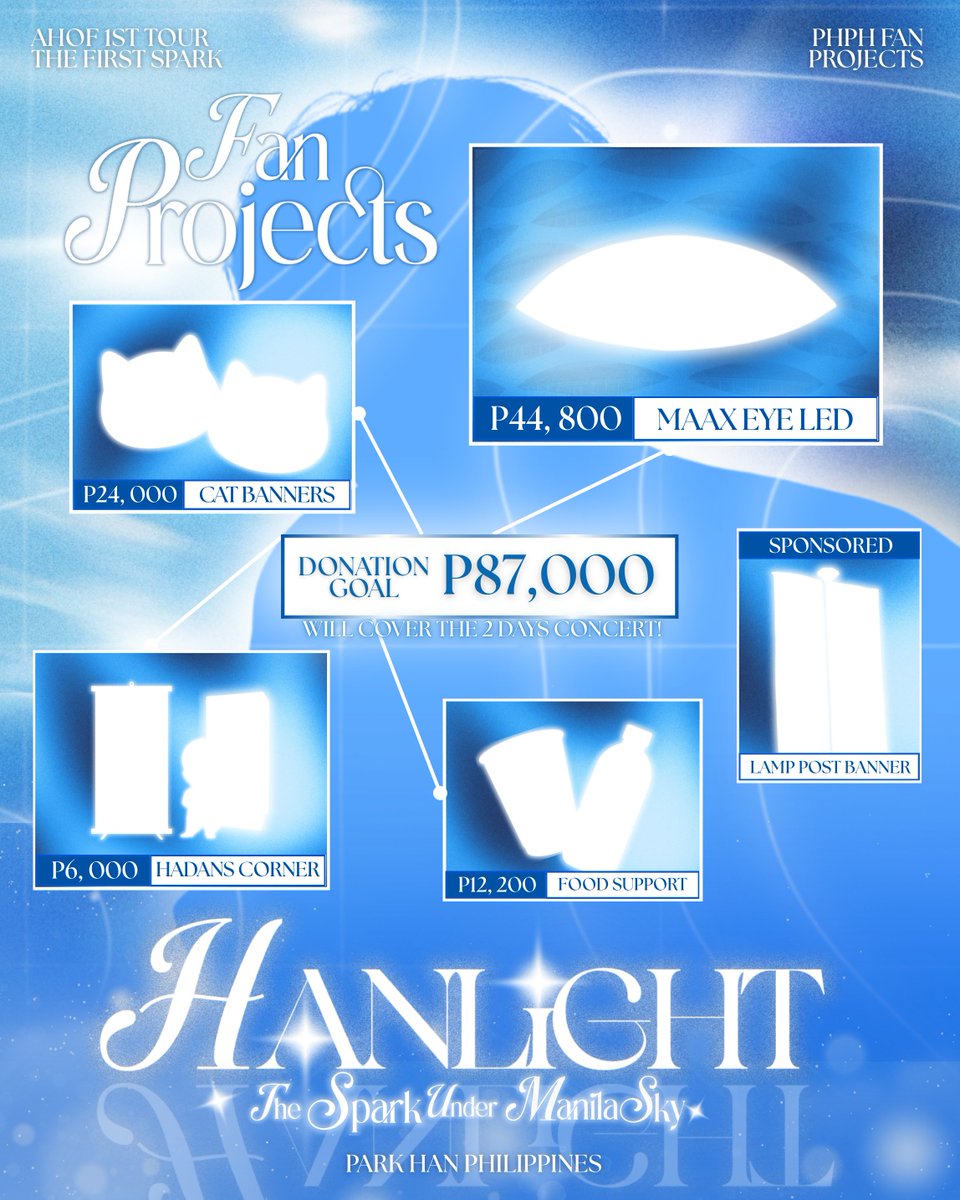 parkhanph's tweet photo. 𝓦𝓮’𝓻𝓮 𝓞𝓷𝓮 𝓢𝓹𝓪𝓻𝓴 𝓒𝓵𝓸𝓼𝓮𝓻!

Be part of our fan project “𝗛𝗔𝗡𝗹𝗶𝗴𝗵𝘁: 𝗧𝗵𝗲 𝗦𝗽𝗮𝗿𝗸 𝗨𝗻𝗱𝗲𝗿 𝗠𝗮𝗻𝗶𝗹𝗮 𝗦𝗸𝘆” for 2026 AHOF’s 1st Tour: The First Spark in Manila, Philippines. 🇵🇭

Park Han PH launches a fundraising drive in support of HAN and PARKHADANs for an upcoming projects for their first Asian tour.

💌 Donate and help us realize this projects together to make it more memorable and worthwhile.

✧ Donation Goal: 87,000
✧ Donation Form: https://t.co/nA7kdssCF8
✧ Donation Tracker: https://t.co/liC3rzXT28

Important Note: Please be informed that all proceeds from this fundraising drive will go toward supporting the fan projects for the two-day event.

#HANlightInManila
#TheFirstSparkInManila
@AHOF_official