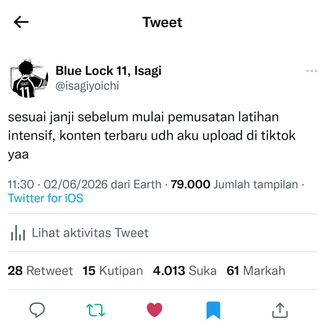 Madmoistelle's tweet photo. A Day in My Life — edisi LDR | #reosagi #rois 

Sesuai janji, Isagi bikin konten a day in my life weekend ini sama pacar jauhnya yaitu Mikage Reo. Tapi kok netizen jadi salah fokus ke kesengajan sosial, ya? https://t.co/Mitnhbmd7y