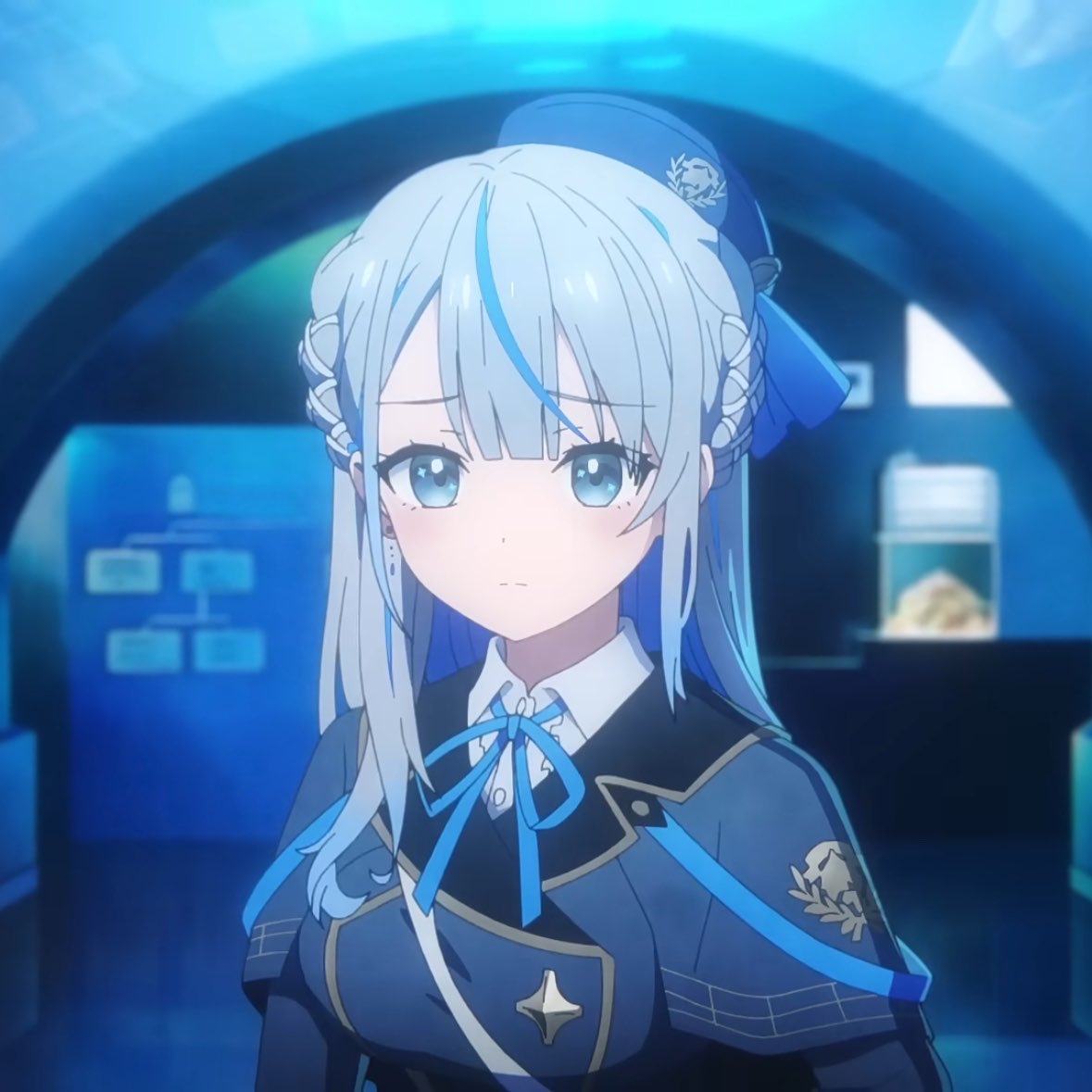 やばいこのルカちゃんえぐかわいい。☔️🐬 不安そうな顔がとても