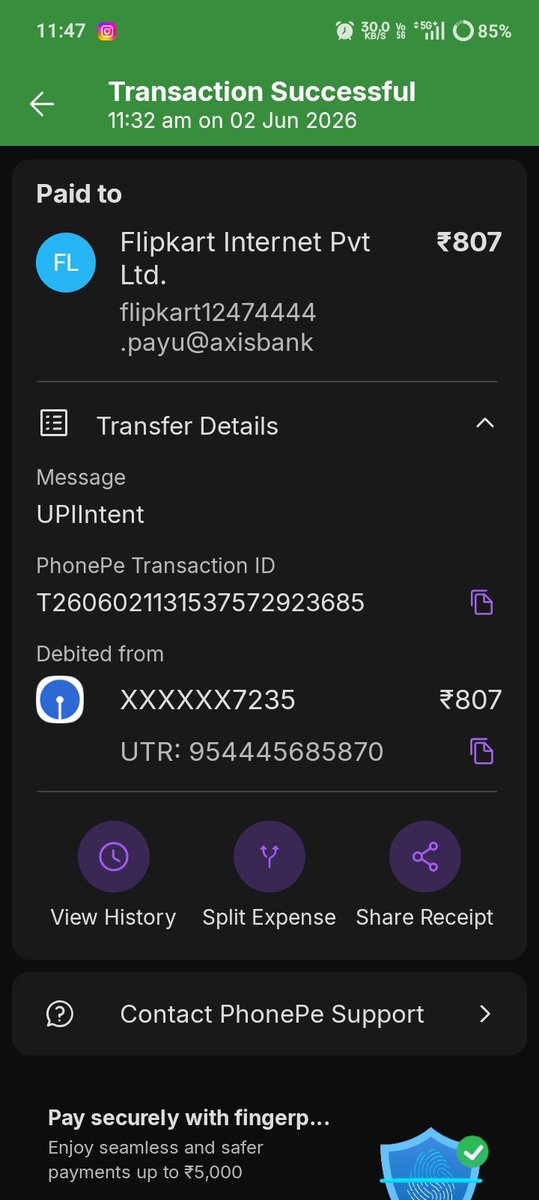 iamsalmannadim's tweet photo. @flipkartsupport @Flipkart payment has been deducted from my account but is still in order not placed. I talked to my branch regarding this according to them payment has been transferred to Flipkart. Pls look into this &amp; solve it asap. https://t.co/zAo0YAIZyn