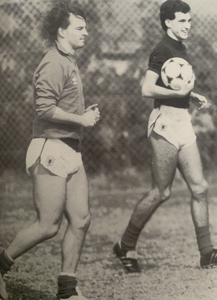 frankdevlin2's tweet photo. Charlie Nicholas and Paul McStay training with Scotland https://t.co/EMdFwpcack