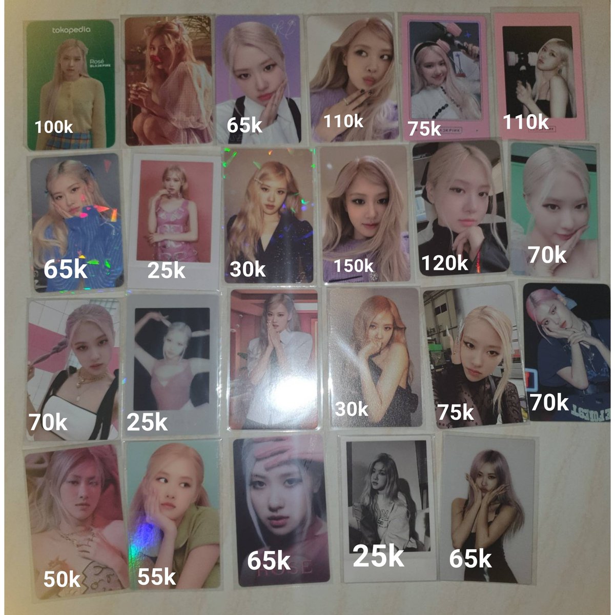 YeoliRubyJane's tweet photo. WTS // Want to Sell

Photocard JISOO / ROSÉ / LISA BLACKPINK 
 
🏠Ina, Jaksel
✅ condi - dm
❌sensitive buyer❌
Oren Split pay
Prefer take all per member

tag lisa jennie jisoo rosé photocard want to sell wtt wtb pc https://t.co/3Q1DQU5Jfp