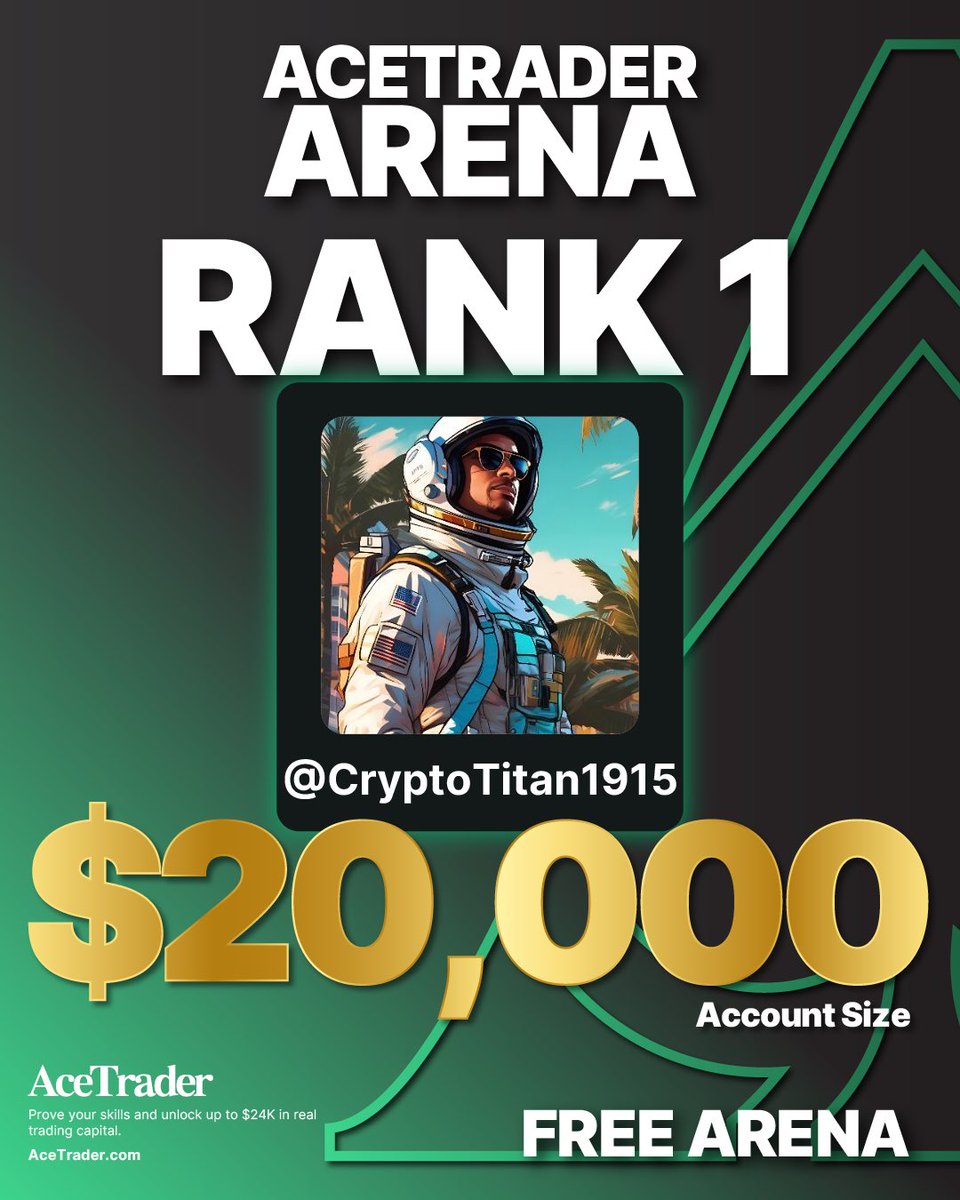 CryptoTitan1915's tweet photo. Excited to be a funded trader! 🚀

My next goal is to stay disciplined, manage risk properly, and continue growing consistently. Every trade is another step forward in the journey.

Thank you @acetrader for the opportunity!

#AceTraderFunded #AceTraderArena https://t.co/Fl9es8N8ot