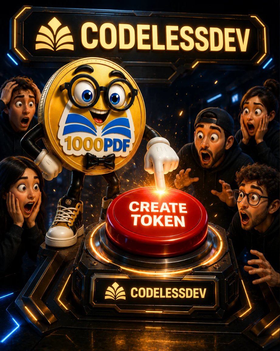 Token1000PDF's tweet photo. First and foremost you don't need to hire a developer, neither do you have to learn coding.

Let codelessdev the do job for you with just a click😇

$1000PDF CA:0x2913458065DA63E2ac21C348F6543c528dD135Db https://t.co/JFQaCoCNaA
