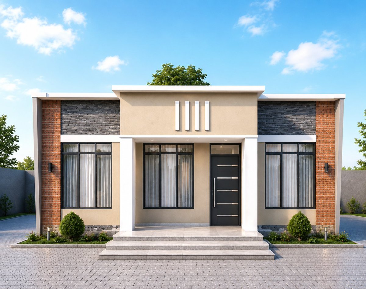 nyalut23's tweet photo. Good morning X Family 🌄
Kama una mpango wa kujenga 2026 na unataka ramani simple ya vyumba 3, chukua hii hidden roof kali sana😍.
Ramani yake ipo NDILOLE DESIGN.
👇👇👇
📲0746122023 https://t.co/04b9lGAJOq
