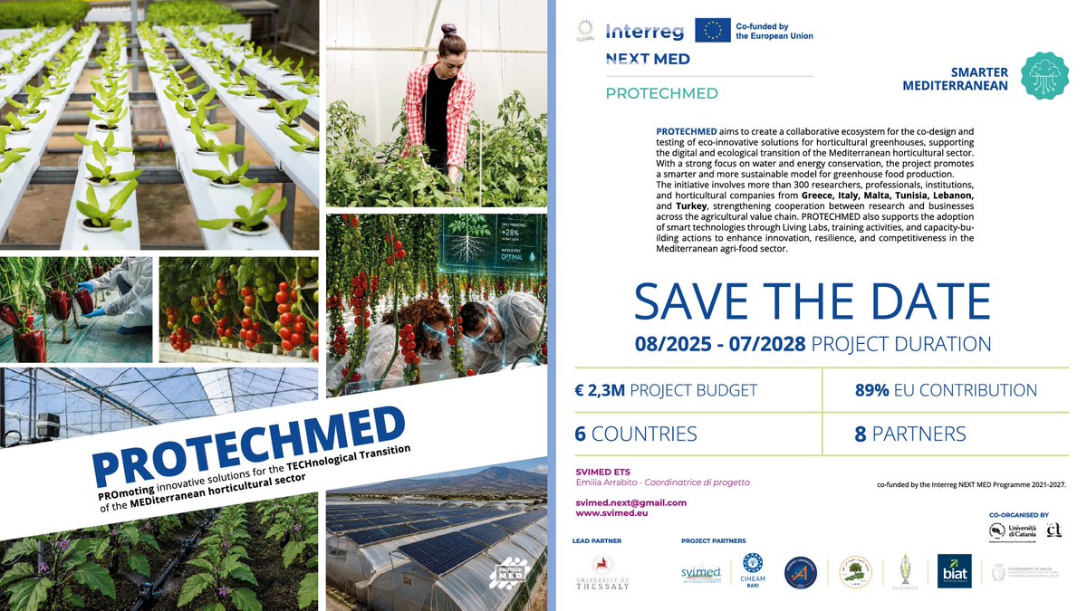 PROTECHMED57691's tweet photo. 🌱 SICILY CAMP PROTECHMED | Ragusa, 3–5 June 2026
From June 3 to 5, Ragusa will host the Sicily Camp PROTECHMED, a three-day international forum dedicated to the ecological and digital transition of Mediterranean horticulture.

Read more 👉https://t.co/X5UBHuZFN5 https://t.co/vYESCGf2VU