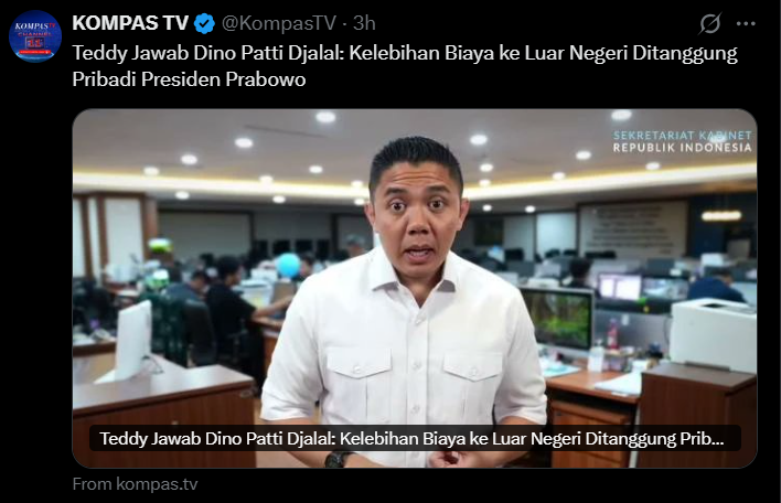 txtdaritaxpayer's tweet photo. Kompas out here doing the dirty work to drop the best capture so far🤣

"petty little teddy" will not like this😡 https://t.co/db2pUVF42q