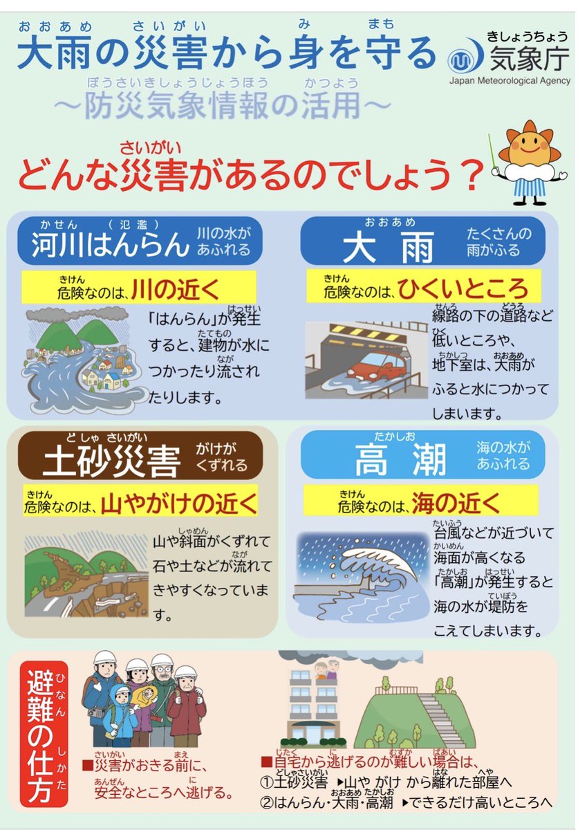 ds119fd's tweet photo. 台風６号🌀今夜近畿に最接近中🌪️
最新の気象情報や新たな防災気象情報を活用し、レベル4までに早めの避難をしましょう🫡🚒🌏気象庁最新情報はこちら→ https://t.co/tPkQdk5tCY #大東四條畷消防　#台風６号　#防災　#災害
 #台風 https://t.co/qZbXj7Chg9