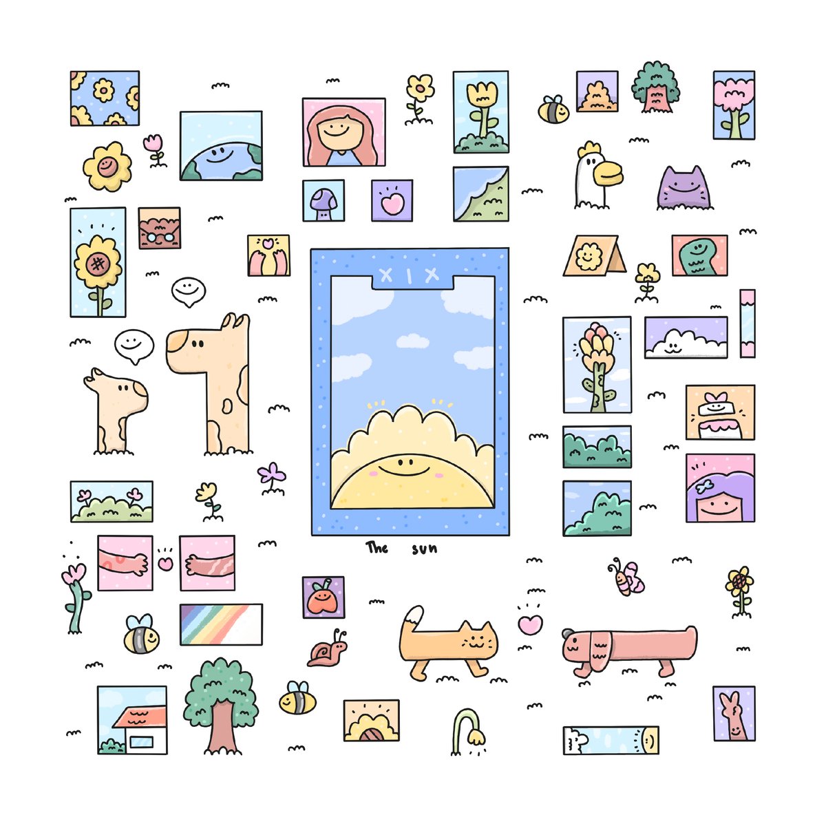 yeemaff1's tweet photo. Just wrapped up my collab with @SunshinePledge 

Loved creating these pieces, all inspired by cozy, warm vibes

Huge thanks to Little Sunshine for having me, and thank you to all the donators for the support! Wish everyone a great year ahead https://t.co/55d2F2wmWd