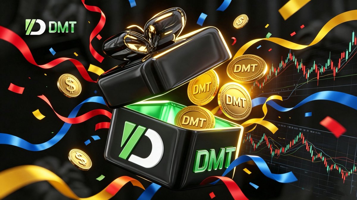 dmtprotocol's tweet photo. ✨DMT brings wealth opportunities🎁. Coins pour out from opened gift boxes💰. Built on cutting-edge financial ecosystem📈, steady dividends keep releasing💎. Seize the trend to gain stable profits and start your new wealth journey! https://t.co/7Sdxzw3DfL