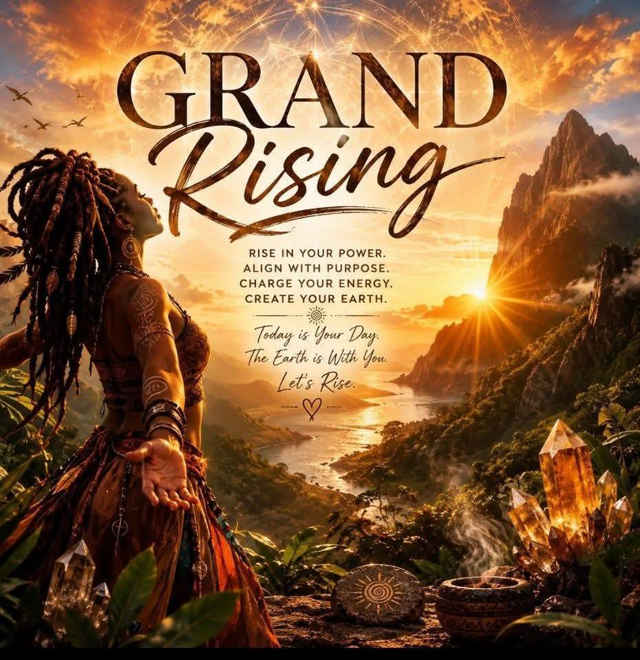 BlkHistStudies's tweet photo. Grand Rising Global Family ❤️🖤💚

Rise in your power, align with purpose, charge your energy, and create your earth. https://t.co/EkaJiwk9yj