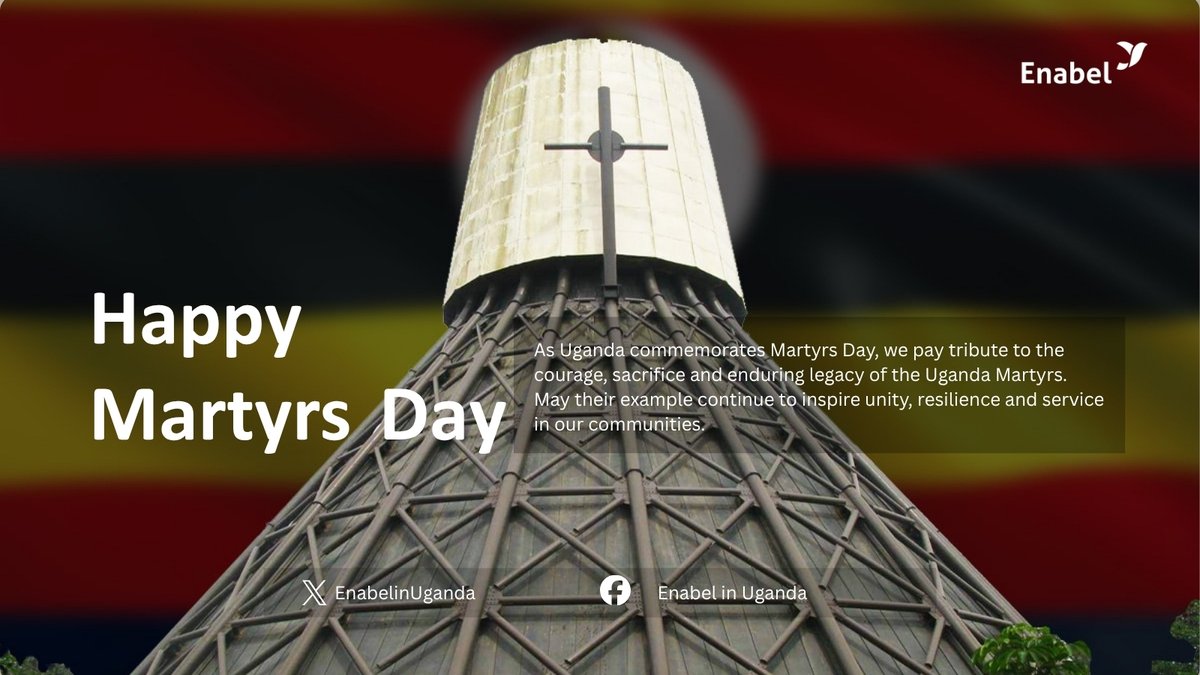 EnabelinUganda's tweet photo. Happy Uganda Martyrs' Day from all of us at Enabel Uganda
#EnablingChange https://t.co/tR6B16Cl10