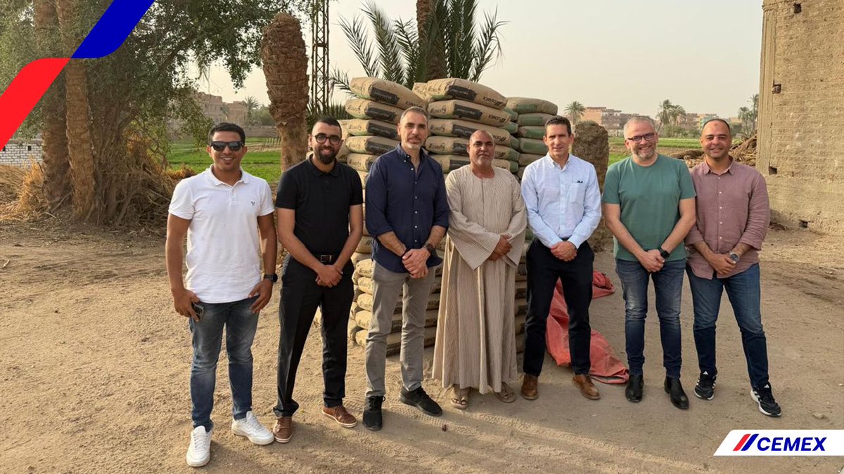 CemexEgypt's tweet photo. At Cemex Egypt, our customers are at the heart of everything we do. https://t.co/R8UhCejOKV
