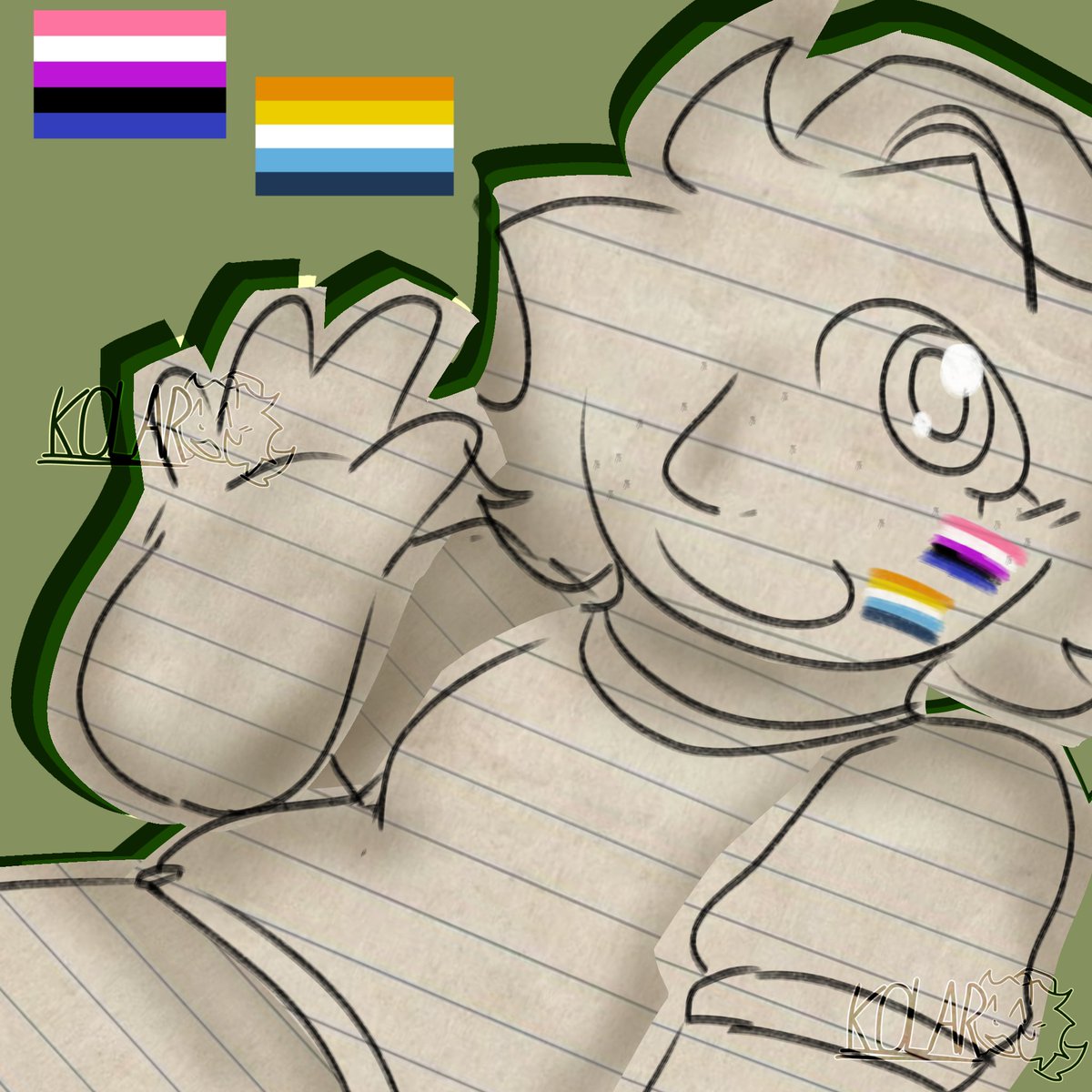 KOLAROSC_V2's tweet photo. HAPPY PRIDE MONTH!!!!!!
#pridemonth #gobboc #oc #sona https://t.co/RY658q7GNp