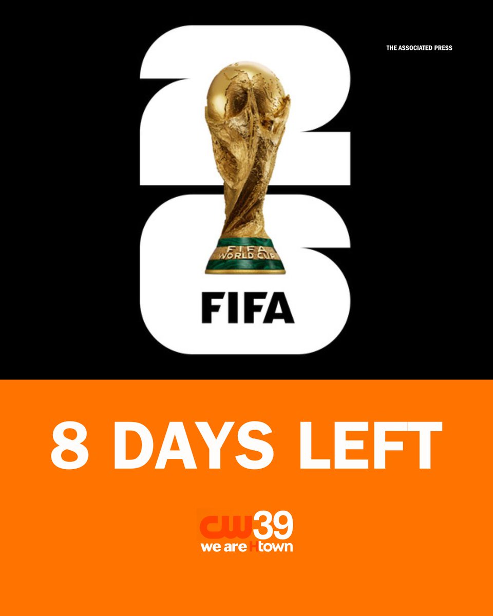 CW39Houston's tweet photo. The start of @FIFAWorldCup @FWC26Houston is 8 days away! In our link, when to join Dutch fans to paint Houston orange with Oranje Fanwalk  @dutchorangebus https://t.co/Fp8Onhv7oQ https://t.co/Ei0s4N5XTS
