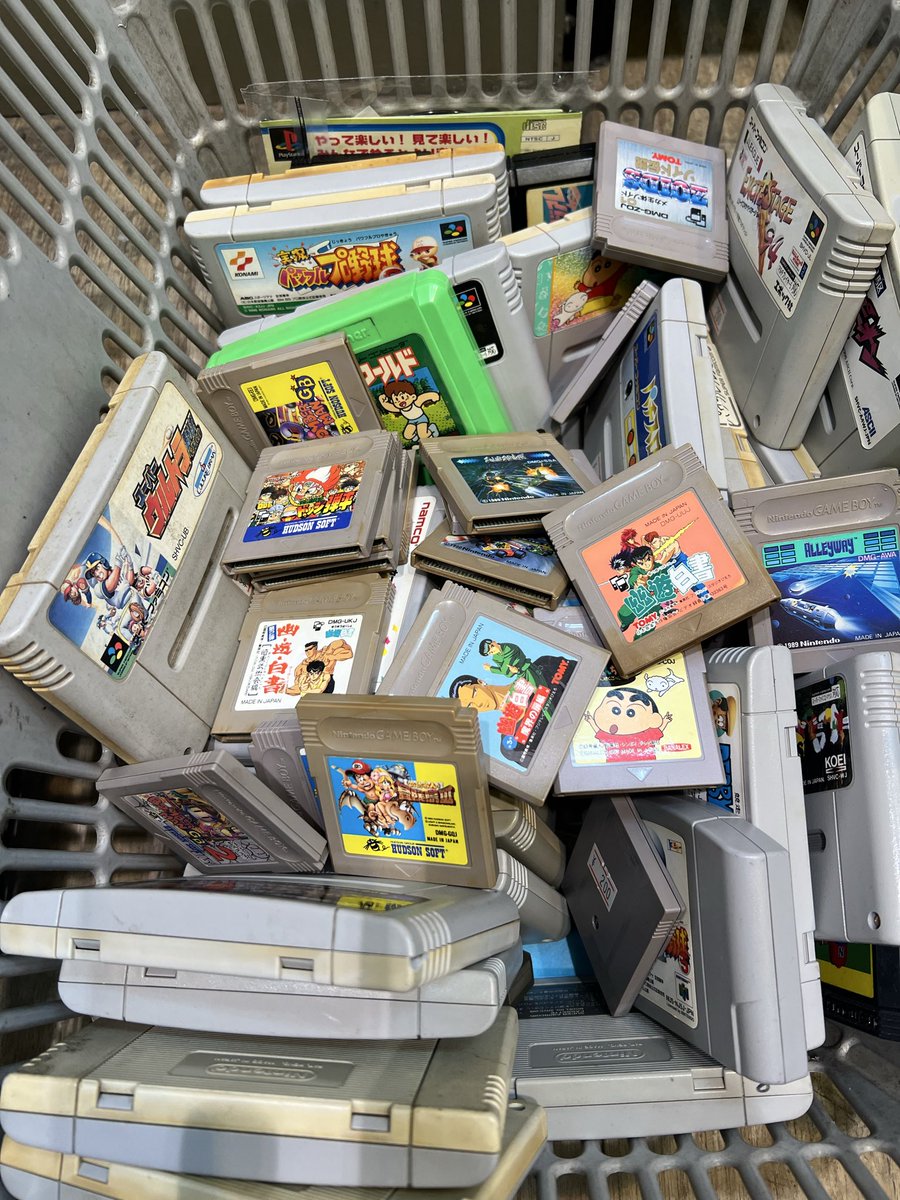 ゲームボーイジャンクソフトが豊富です。😊 #レトロゲーム #秋葉原